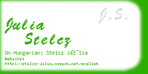 julia stelcz business card